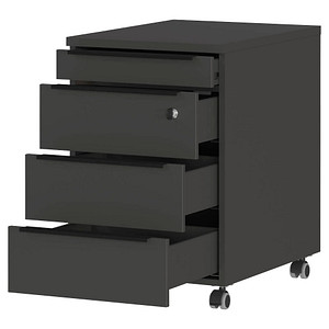 GERMANIA Mailand Rollcontainer grafit 4 Auszüge 42,0 x 60,0 x 63,0 cm