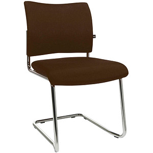 Topstar Besucherstühle Visit 20 NV390 G08 braun Stoff, 2 St.
