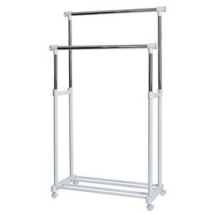 LOVE !T STORE !T Rollgarderobe 670124 weiß Metall ohne Haken 90,0 - 134,0 x 98,0 - 168,0 cm, 1 St.