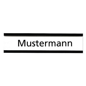 FRANKEN Etikettenhalter magnetisch braun 7,5 x 4,0 cm, 10 St.