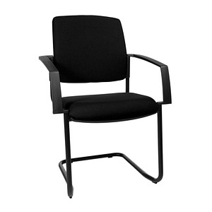 Topstar Besucherstühle BtoB 20 BB300A G20 schwarz Stoff, 2 St.