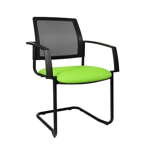 Topstar Besucherstühle BtoB 20 BB400A G050 grün, schwarz Stoff, 2 St.