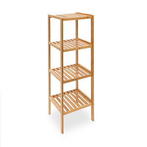 relaxdays Beistellregal braun 34,0 x 33,0 x 110,0 cm, 1 St.