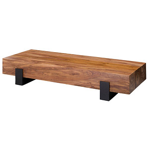 WOHNLING Couchtisch rechteckig Massivholz sheesham 115,0 x 44,0 x 22,0 cm, 1 St.
