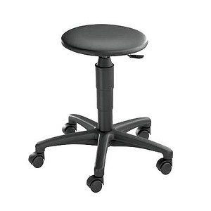 Topstar Bürohocker Tec 60 72260 D10 schwarz Kunstleder, 1 St.