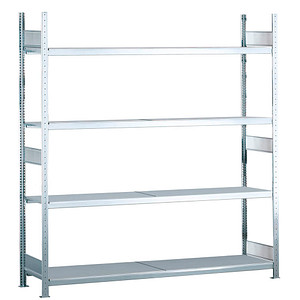 SCHULTE Schwerlast-Weitspannregal WS 2000 15592 silber 200,0 x 50,0 x 250,0 cm