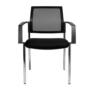 Topstar Besucherstühle BtoB 10 BB290A G200 schwarz Stoff, 2 St.