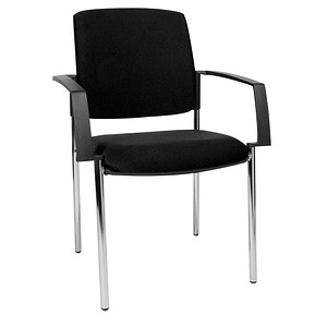 Topstar Besucherstühle BtoB 10 BB190A G20 schwarz Stoff, 2 St.