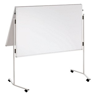 FRANKEN Moderationswand ECO klappbar 120,0 x 150,0 cm weiß