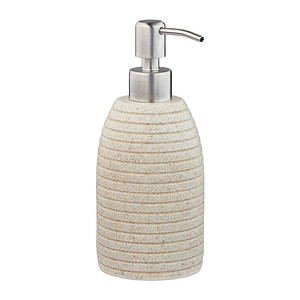 relaxdays Seifenspender 10031053_778 beige Polyresin 300,0 ml, 1 St.