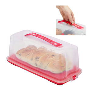 relaxdays Kuchen-Transportbox für Kastenform Ø 37,0 x 16,0 cm, 1 St.
