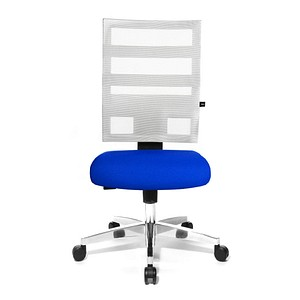 Topstar Bürostuhl X-Pander, 9590T383 Stoff blau, Gestell alu