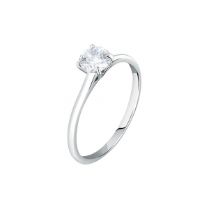 Live Diamond Damenring LDW050144014I 375er Weißgold, recycelt