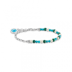 Thomas Sabo Armband Carrier A2130-158-7-L15V 925er Silber, Emaille