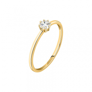 Live Diamond Damenring LDY020115012 375er Gelbgold, recycelt