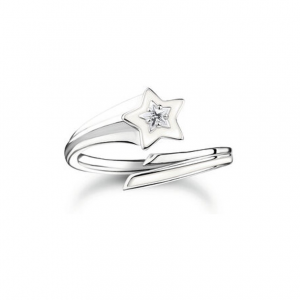 Thomas Sabo Damenring Charming TR2443-041-14-54 925er Silber, Emaille