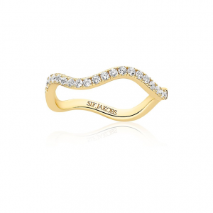 Sif Jakobs Jewellery Damenring SJ-R3869-CZ-YG-58 925er Silber