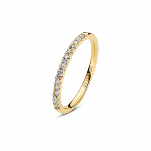 Sif Jakobs Jewellery Damenring Lab Grown SJ-R2515-WD-YG-52 585er Gelbgold