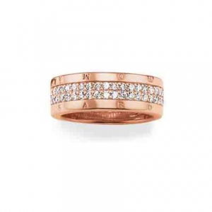 Thomas Sabo Damenring TR1987-416-14-56 925er Silber, 750er Roségold