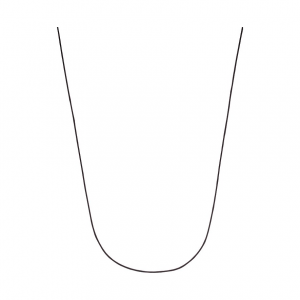 Guido Maria Kretschmer Kette 87086925 Perlon/Nylon, 925er Silber rhodiniert