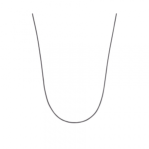Guido Maria Kretschmer Kette 87091732 Perlon/Nylon, 925er Silber rhodiniert