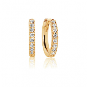 Sif Jakobs Jewellery Creolen SJ-E2859-CZ(YG) 925er Silber