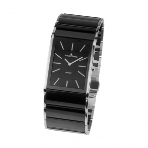 Jacques Lemans Damenuhr Classic 1-1940A Edelstahl, Keramik