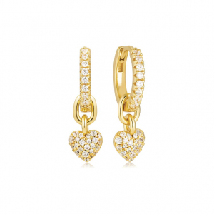 Sif Jakobs Jewellery Creolen SJ-E72352-CZ-YG 925er Silber