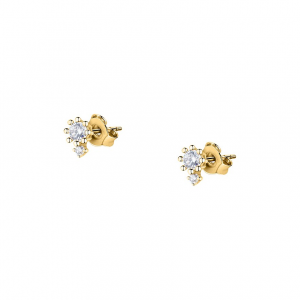 Live Diamond Ohrstecker LDY023120 375er Gelbgold, recycelt