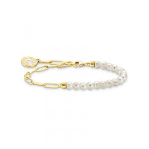 Thomas Sabo Armband Carrier A2129-430-14-L17V 925er Silber, Emaille