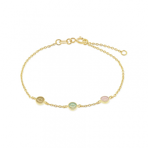 FAVS Little Friends Armband 88818504 925er Silber, Emaille