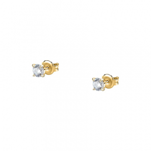Live Diamond Ohrstecker LDY040141 375er Gelbgold, recycelt