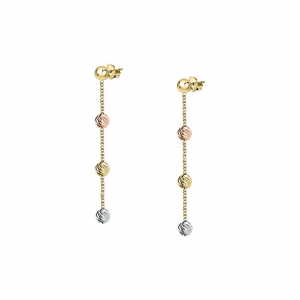 Valeria Ohrstecker 89132096 585er Gelbgold, 585er Weißgold, 585er Roségold