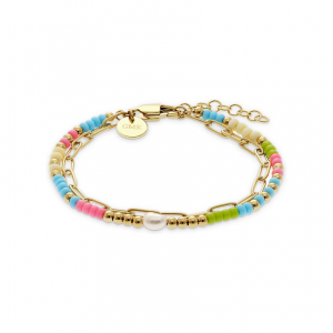 Guido Maria Kretschmer Armband 89201556 Edelstahl, Perle, Kunststoff