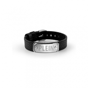 Philipp Plein Armband PJ0AA11BU Leder, Edelstahl, recycelt