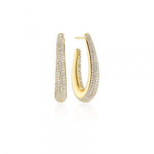 Sif Jakobs Jewellery Creolen SJ-E2484-CZ-YG 925er Silber