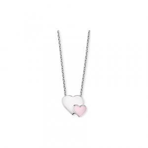 Engelsrufer Kinderkette HENS-13-HEARTS Edelstahl, Emaille