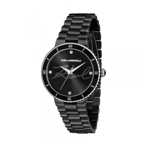Karl Lagerfeld Damenuhr Kaiser R0553104504 Edelstahl