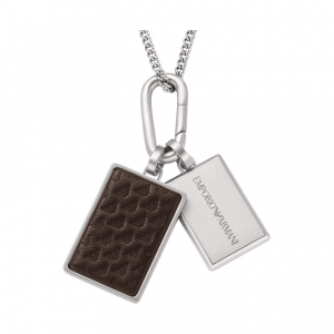Emporio Armani Kette Holiday 2025 EGS3252040 Edelstahl, Leder