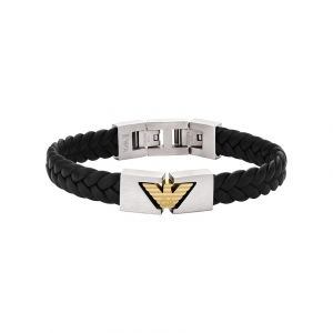Emporio Armani Armband Holiday 2025 EGS3253040 Leder, Edelstahl