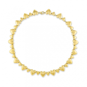 Copenhagen Studios Kette Puffy Hearts CPJ-0003-N-45 Edelstahl