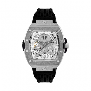 Philipp Plein Herrenuhr The Skeleton Frosted PWJFA0925 Edelstahl