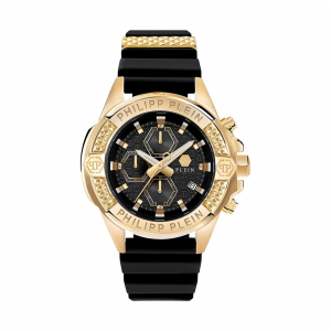 Philipp Plein Herrenuhr The Skull Chrono PWWFA0225 Edelstahl