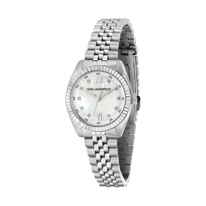 Karl Lagerfeld Damenuhr Timeless Code Mini R0553109506 Edelstahl