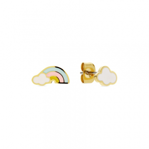 FAVS Little Friends Kinderohrring 89225051 Edelstahl, Emaille