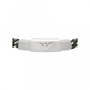 Emporio Armani Armband EAGLE LOGO EGS3320040 Leder, Edelstahl