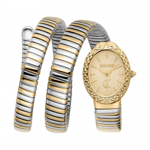 Just Cavalli Damenuhr Signature Snake JC1L391M0045 Edelstahl