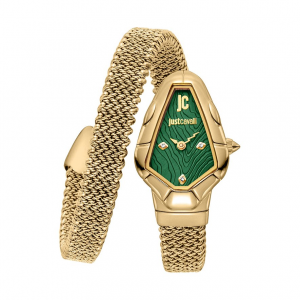 Just Cavalli Damenuhr Signature Snake JC1L426M0035 Edelstahl