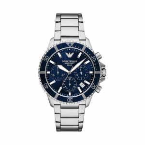 Emporio Armani Chronograph World Explorer AR11798 Edelstahl