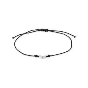Valeria Armband 89233765 925er Silber, recycelt, Perlon/Nylon